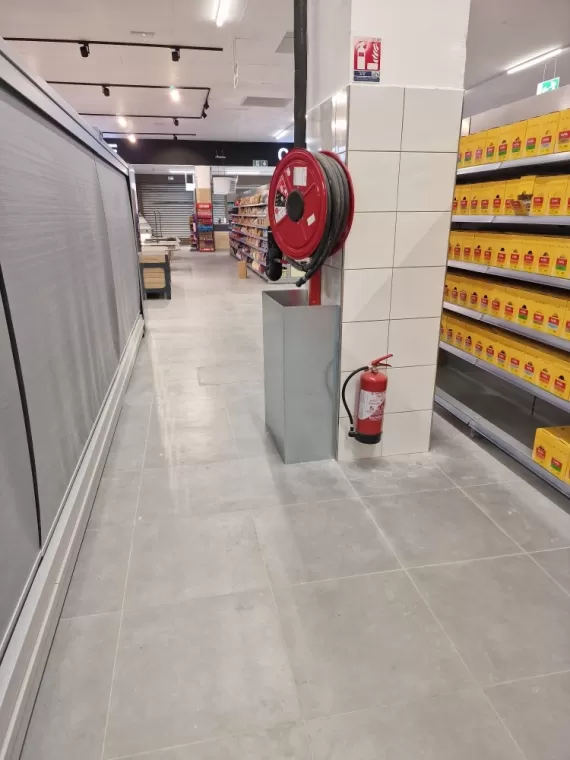 Commission de sécurité d'un supermarché à Villeurbanne
